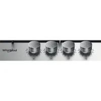 Whirlpool TGML 651 IX Beépíthető gázfőzőlap 4 gázégő metán mechanikus kezelőgomb rozsdamentes acél felület 58 cm szélesség #4