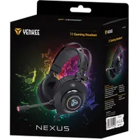 Yenkee YHP 3036 NEXUS gamer fejhallgató 50 mm meghajtó 32 ohm frekvencia 20 Hz-20 kHz mikrofon kondenzátoros 2,2 kiloohm USB 2,4 m kábel 7.1 térhatás #7
