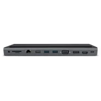 Yenkee YTC 1101 Dokkoló állomás USB-C 3.2 Gen 1 PD 100 W HDMI 4K30 DP 4K30 VGA 1080p60 3x USB-A USB 3.0 RJ-45 alumínium 11 az 1-ben #2