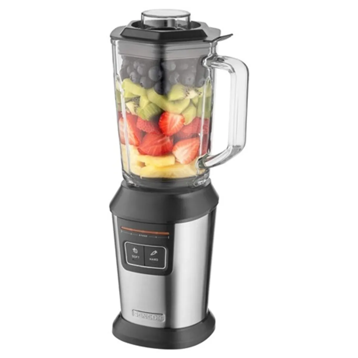 Sencor SBL 7570SS smoothie készítő 800 W rozsdamentes acél kések 2 program BPA-mentes Tritan palackok #5