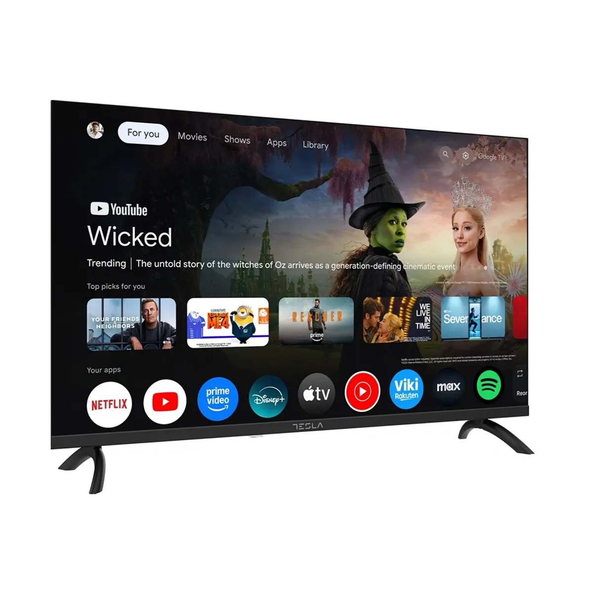 Tesla 32E655BHS HD Google Smart LED TV 32" #2