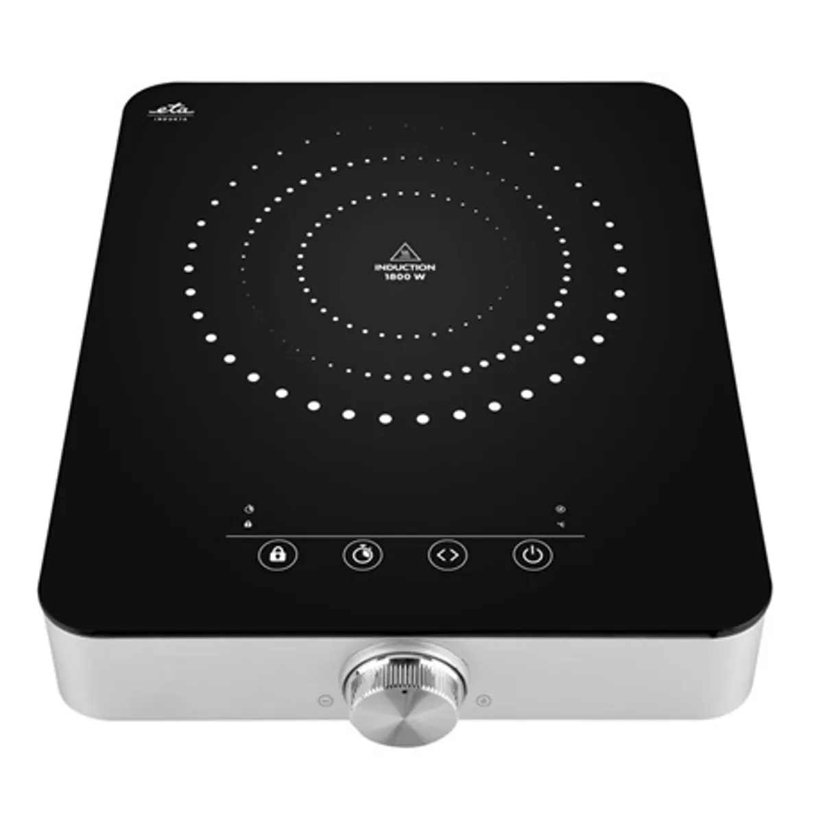 Eta 011190000 indukciós főzőlap 1800 W üvegkerámiás felület 10-20 cm zóna 12-24 cm edényekhez automatikus kikapcsolás 60-240 C 10 fokozat #4