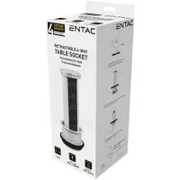 Entac EVSE1.5G4-1.5 függőleges elosztó 4 foglalat 1,5 m kábel 250 v 16 a ip20 3680 w schuko #1