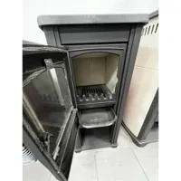Warnex THALIA OKTA kandalló szabadonálló 3.9 kW piros 120 mm füstcső 396x850x375 mm #3