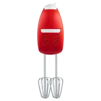 Sencor SHM 5404RD kézi mixer 200 W 5 fokozat Turbo rozsdamentes acél habverő- és dagasztókarok #4
