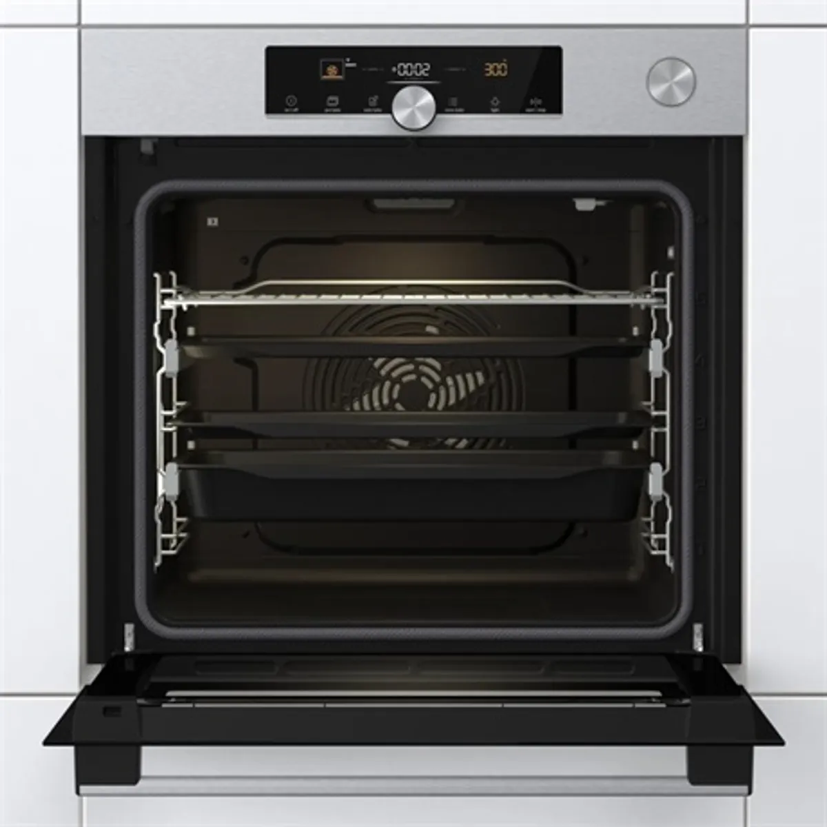 Gorenje BPSA6747A08XWI beépíthető sütő inox multifunkciós, 77 l, pirolitikus öntisztítás, érintőképernyő, wifi #3