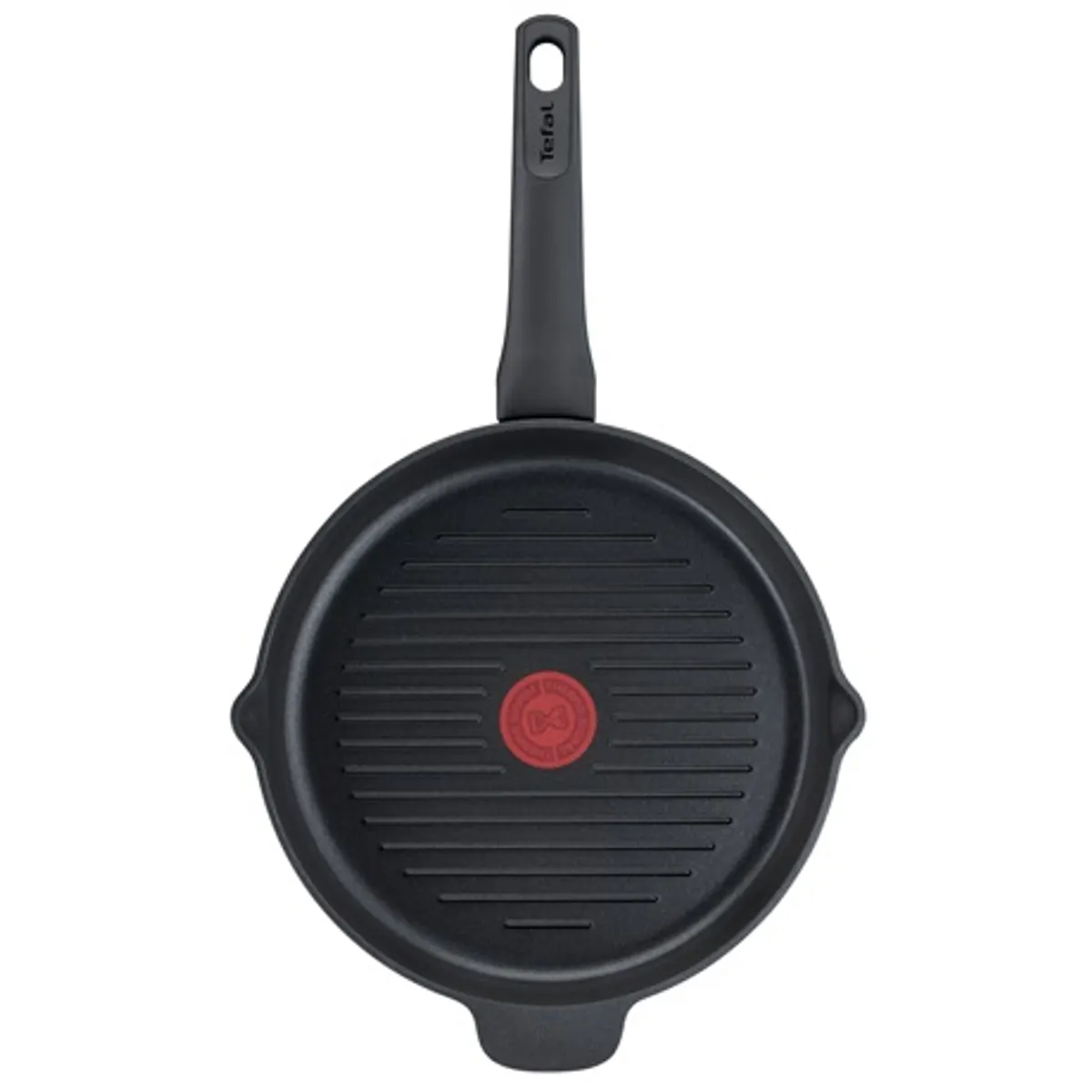 Tefal E2304074 grill serpenyő 26 cm öntött alumínium tapadásmentes bevonat indukciós-kompatibilis sütőben 175C-ig rögzített fogantyú #2