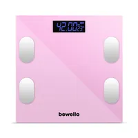 Bewello BW3015 okos mérleg rózsaszín edzett üveg Bluetooth 4.0 vagy újabb 0,1 kg pontosság 0,2-180 kg #2