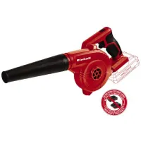 Einhell TE-CB 18-180 LI - solo lombfúvó akku nélkül 180 kmh softgrip 3 adapterkészlet