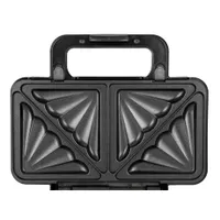 MPM MOP-43M 3in1 szendvicssütő rozsdamentes acél ház cserélhető sütőlapok 2 gofri grill funkció tapadásmentes bevonat függőleges tárolás #3