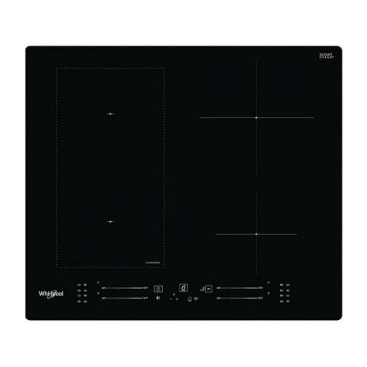 Whirlpool WL S2260 NE Beépíthető indukciós főzőlap 4 zóna érintőszenzoros keret nélküli edzett üveg 7200 W #1