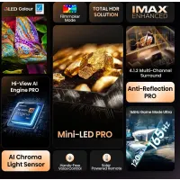Hisense 75U8Q U8Q Mini-LED Pro 165 Hz 4K VIDAA Smart OS Dolby Vision Atmos IMAX Enhanced #4