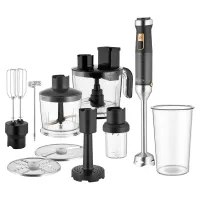 Sencor SHB 6552BK Botmixer 7 az 1-ben 1500 W 800 ml keverőedény 500 ml aprítóedény rozsdamentes pengék, titan bevonatú