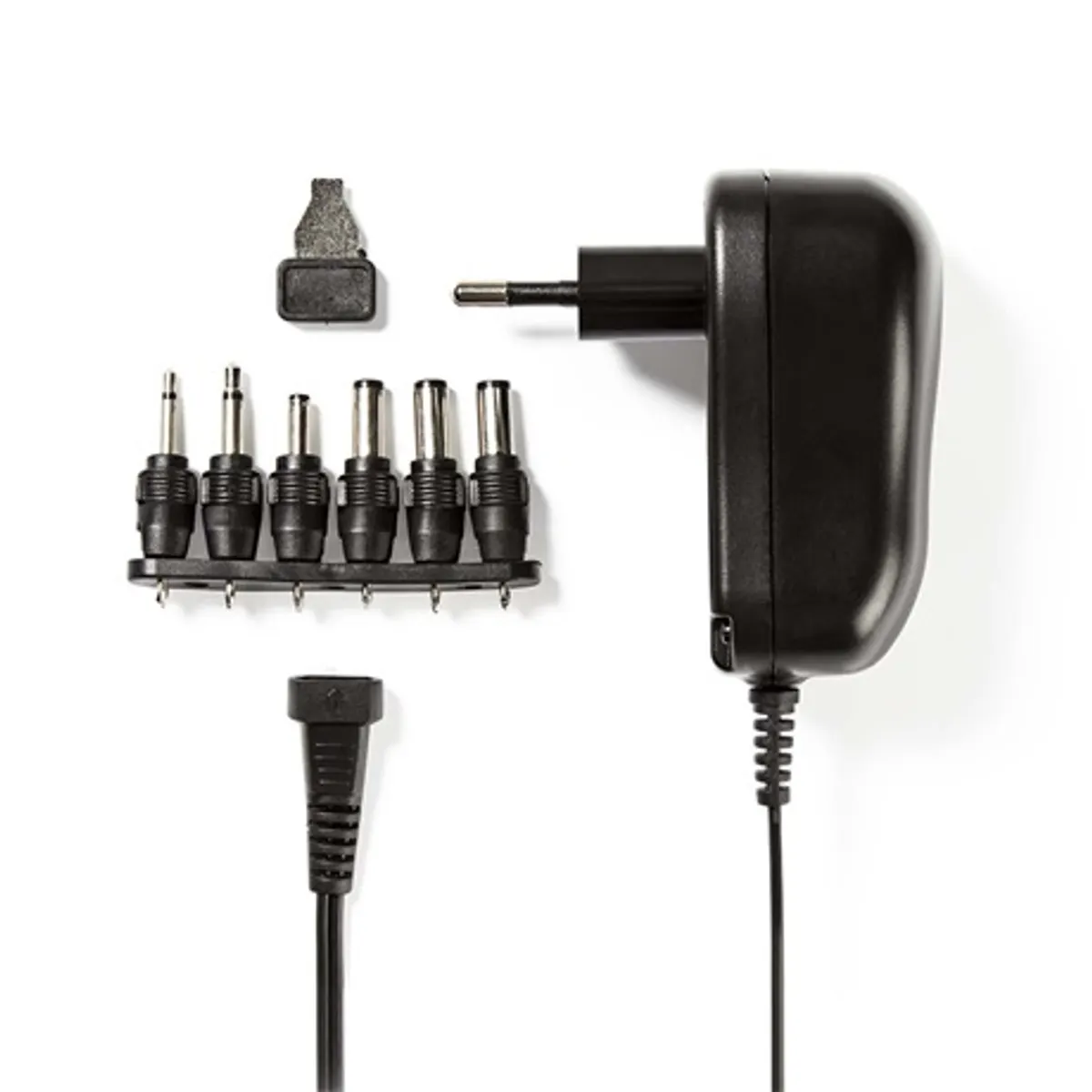 Nedis ACPA001 univerzális hálózati adapter 3-12 V DC, 2 A, 12 W, 6 cserélhető fej #1
