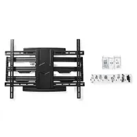 Nedis TVWM6570BK szabadon mozgatható fali TV-tartókonzol 43-90" 70 kg forgatható dönthető 3 forgáspont 70-800 mm VESA 400x400 #9
