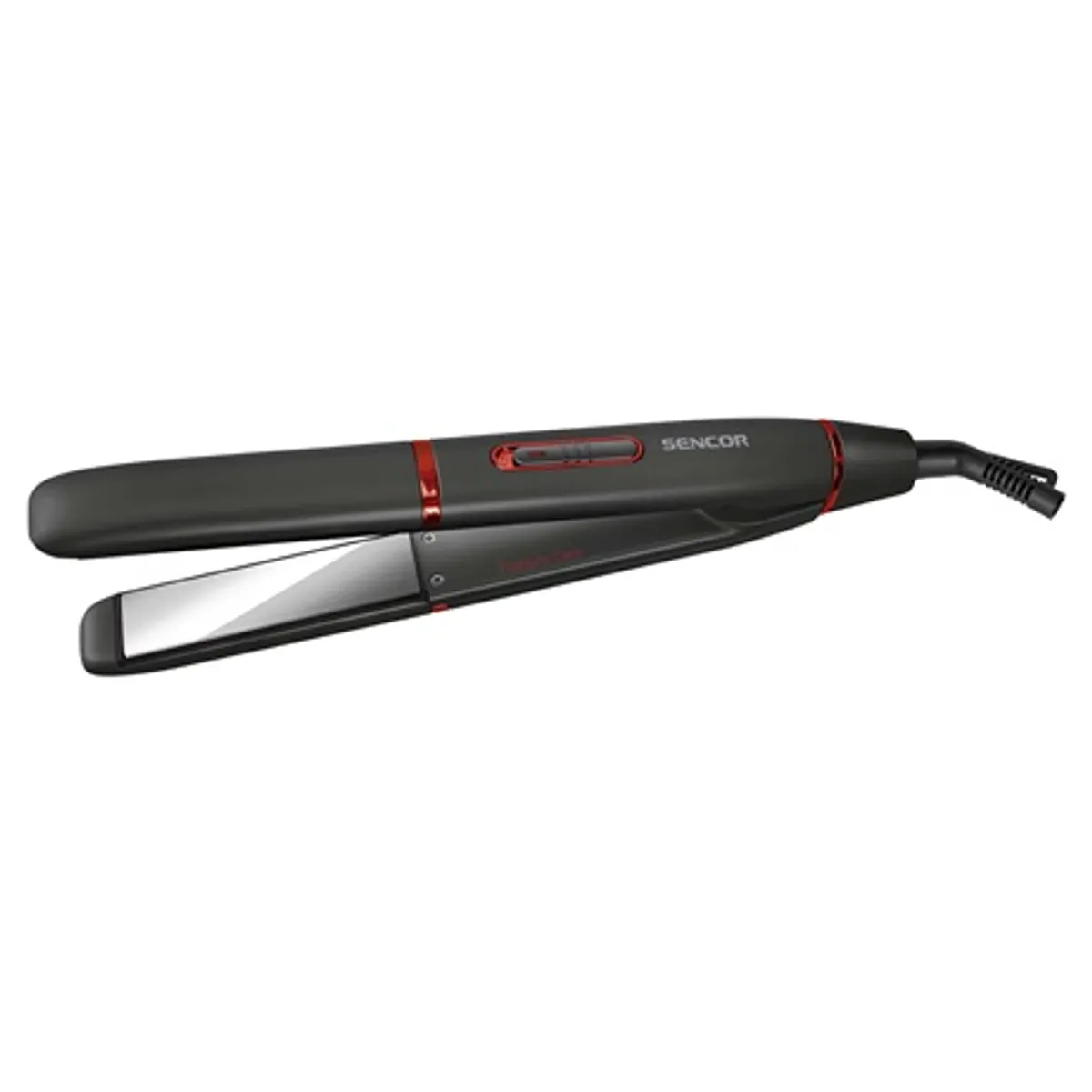 Sencor SHI1100BK hajvasaló titán bevonatú vasalófelület vékony kialakítás, 360 kábel, 180 cm vezeték, 220C, 45W #1