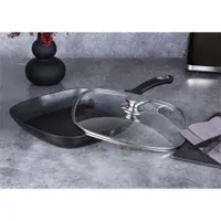 Berlinger Haus BH-6612 grill serpenyő fedővel 28 cm, indukciós kompatibilis, tapadásmentes, PFOA-mentes, sütőben használható #3