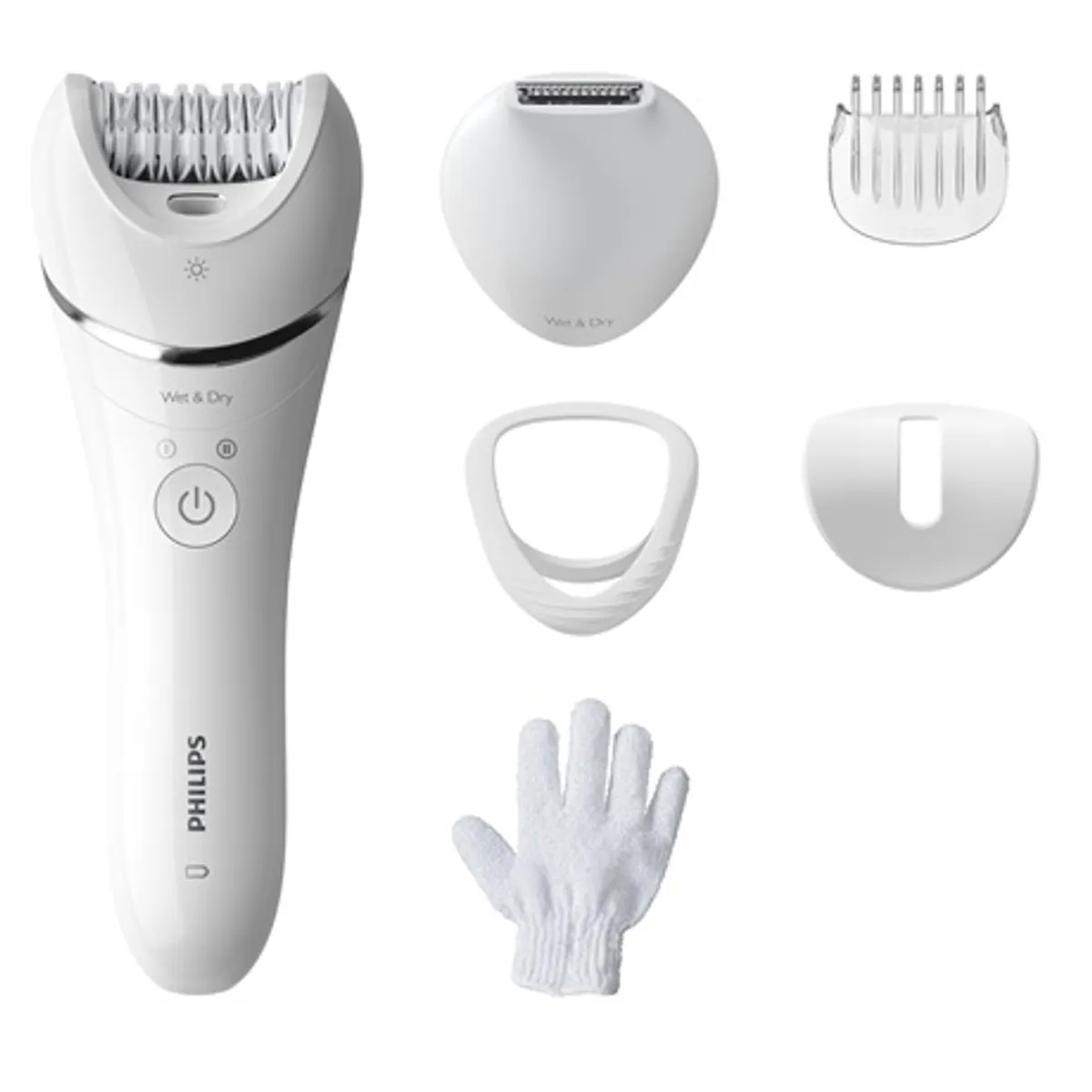 Philips BRE715/00 Satinelle Advanced nedves és száraz, vezeték nélküli, Opti-light, 32 csipesz, 2 sebesség, 40 perc használat, 2 óra töltés #1