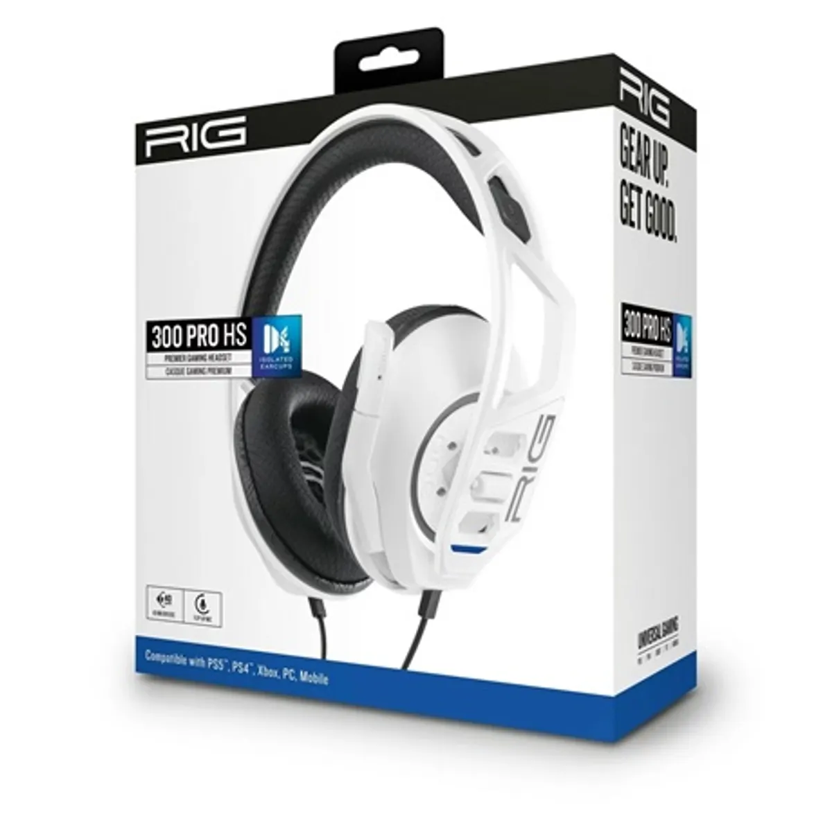 Nacon RIG300PROHSW RIG 300 PRO HS fejhallgató fehér PS4 és PS5 kompatibilis #1