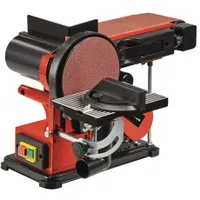 Einhell TC-US 380 asztali szalag- és tányércsiszoló 914x100 mm szalag 80 szemcsefinomság 0-60 asztal #1