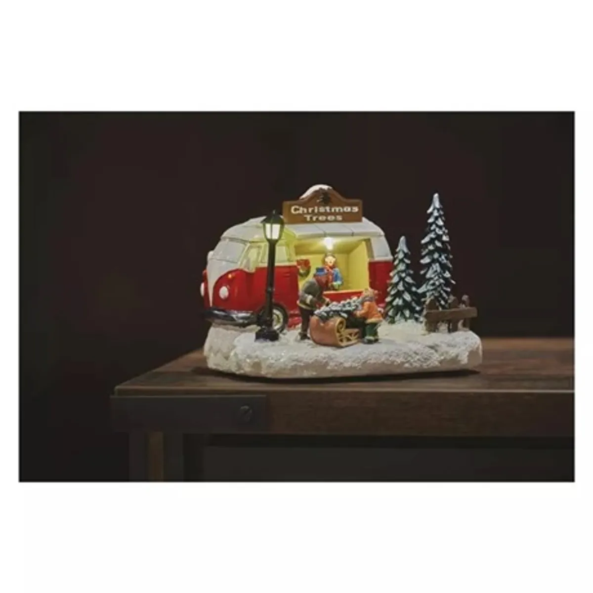Emos DCLW10 autó led dekoráció beltéri meleg fehér 20x14.7x13.7 cm 3xAA 10 led IP20 #4