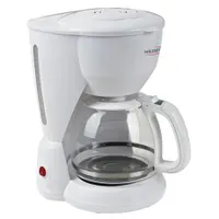 Hauser C915W tea- és kávéfőző fehér 10-12 csésze 1000W 1,2L hőálló üvegkancsó tartós filter vízszintjelző működésjelző lámpa 3 év garancia #1