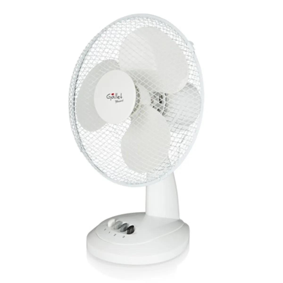 Gallet VEN12 asztali ventilátor 30 cm, 3 sebesség, állítható hajlásszög, 1,5 m kábelhossz, 35 W, 45 dB, csúszásgátló lábak #1