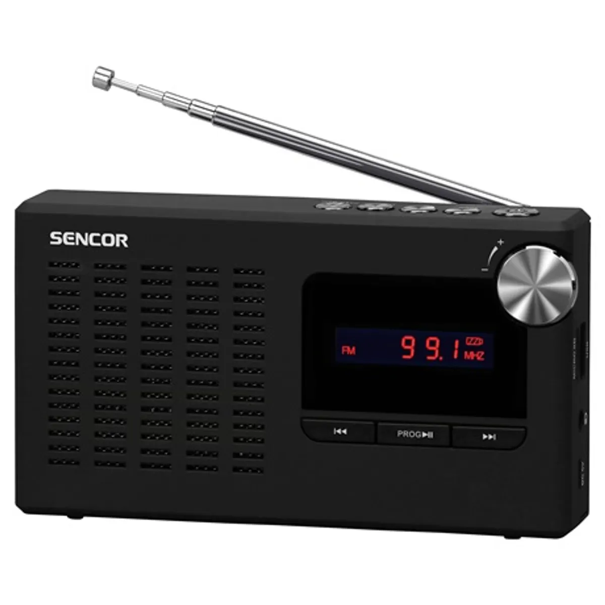Sencor SRD2215 hordozható PLL FM rádióvevő 1,2 W RMS usb microSD aux-out 3,5 mm li-ion 800 mAh #1