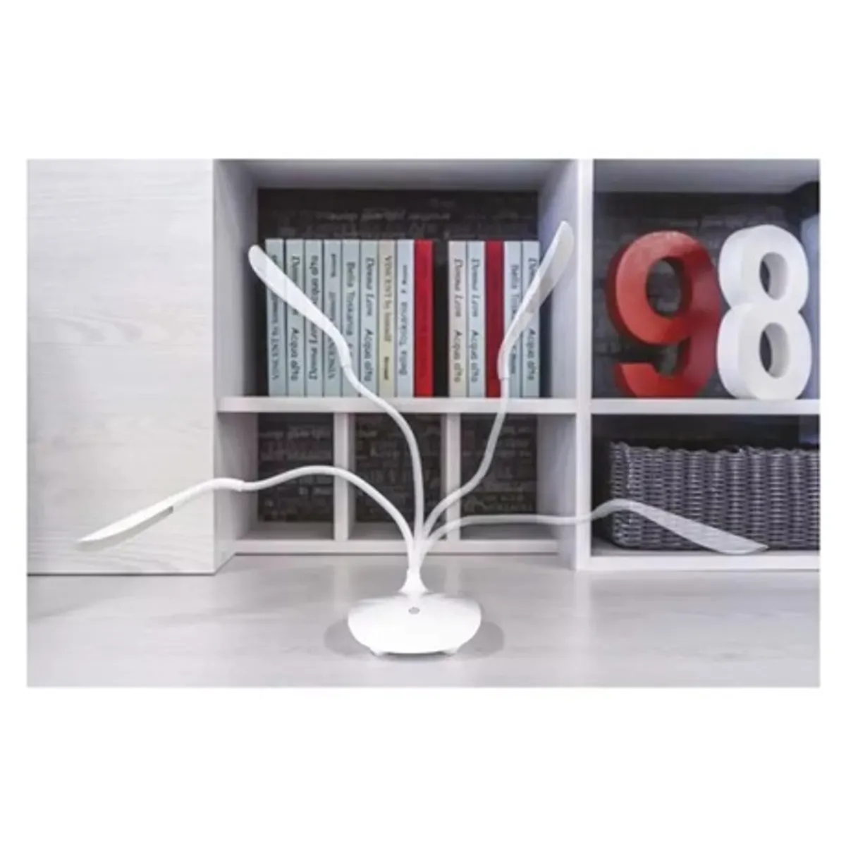 Emos Z7592W led usb asztali lámpa dimm. 180 lm 14 led beépített tölthető elem 5 v usb kábel 1,2 m #4