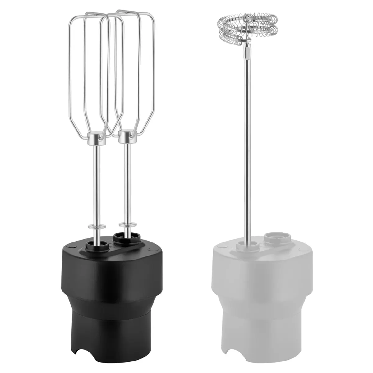 Sencor SHB 6442BK BOTMIXER 6 IN 1 1200 W titánbevonatú négyélű pengék 800 ml keverőedény 500 ml aprítóedény tejhabosító fej #7