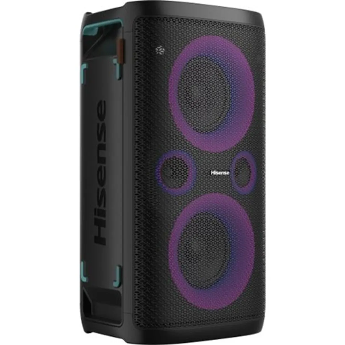Hisense PARTY ROCKER ONE hordozható party hangfal 300 W 15 óra üzemidő karaoke mód ipx4 bluetooth 5.0 usb 2.0 vezeték nélküli töltés #5