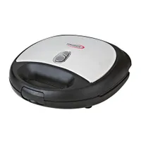 Hauser ST629 SZENDVICSSÜTŐ 2 szeletes 750W inox burkolat tapadásmentes bevonat álló tárolás automatikus hőmérséklet szabályozó