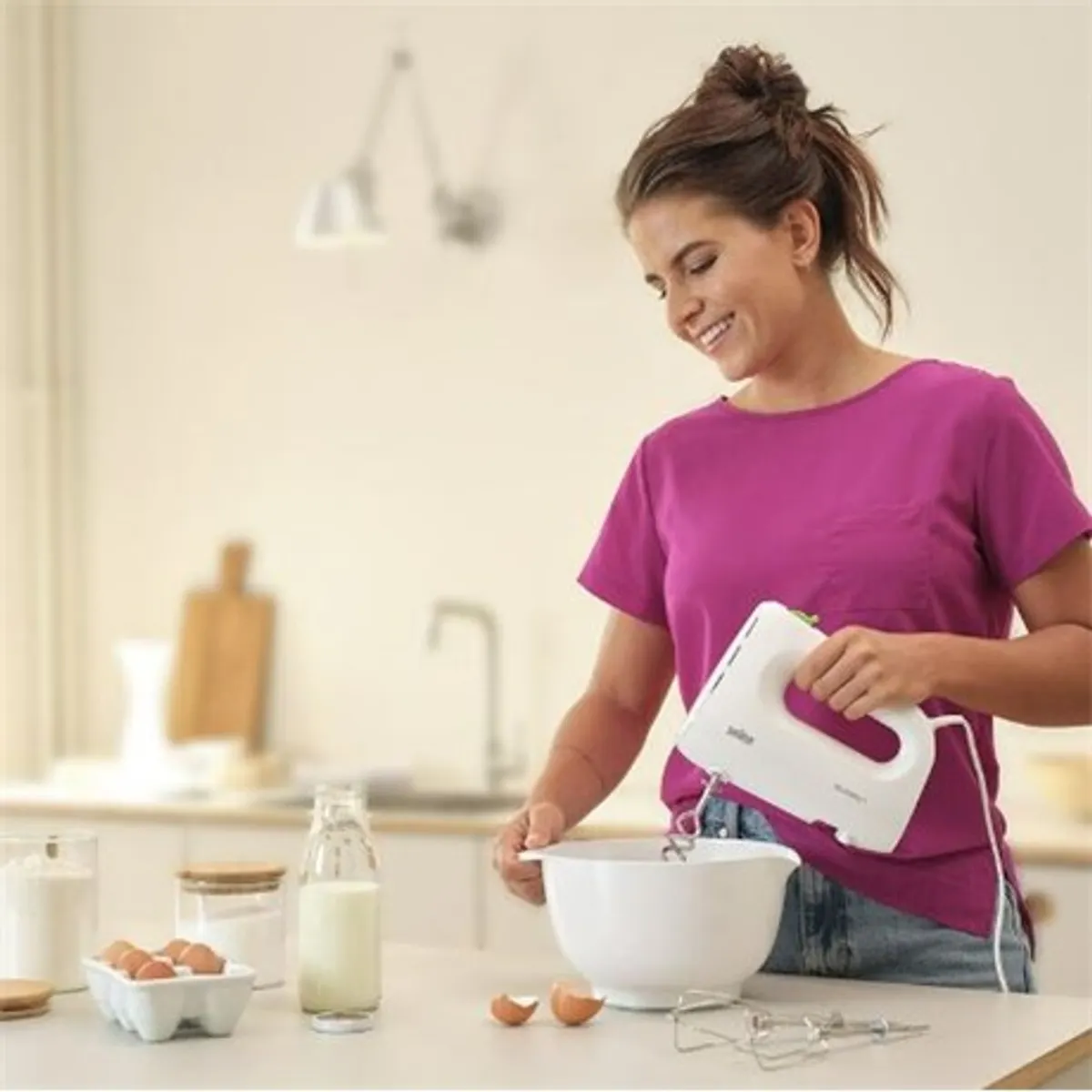Braun HM1110WH Kézi mixer 450 W 4 sebességfokozat turbó EasyClick #4