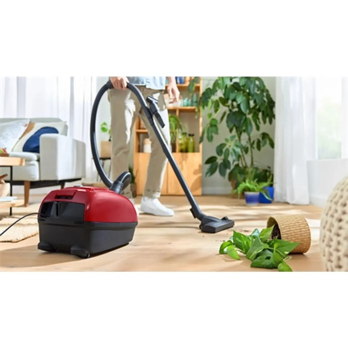 Bosch BGB38RD2 Serie4 porzsákos porszívó 600 W PowerProtect PureAir piros #3