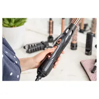 Sencor SHS 8550BK forrólevegős hajformázó 7 tartozék, ionizáció, Cool Care, 2 fokozatú hőmérséklet, forgó kábel #7