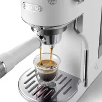 Delonghi EC890.WI Dedica Duo manuális eszpresszó kávéfőző 1,1 l, Fehér, 15 bar, My LatteArt gőzölő #3