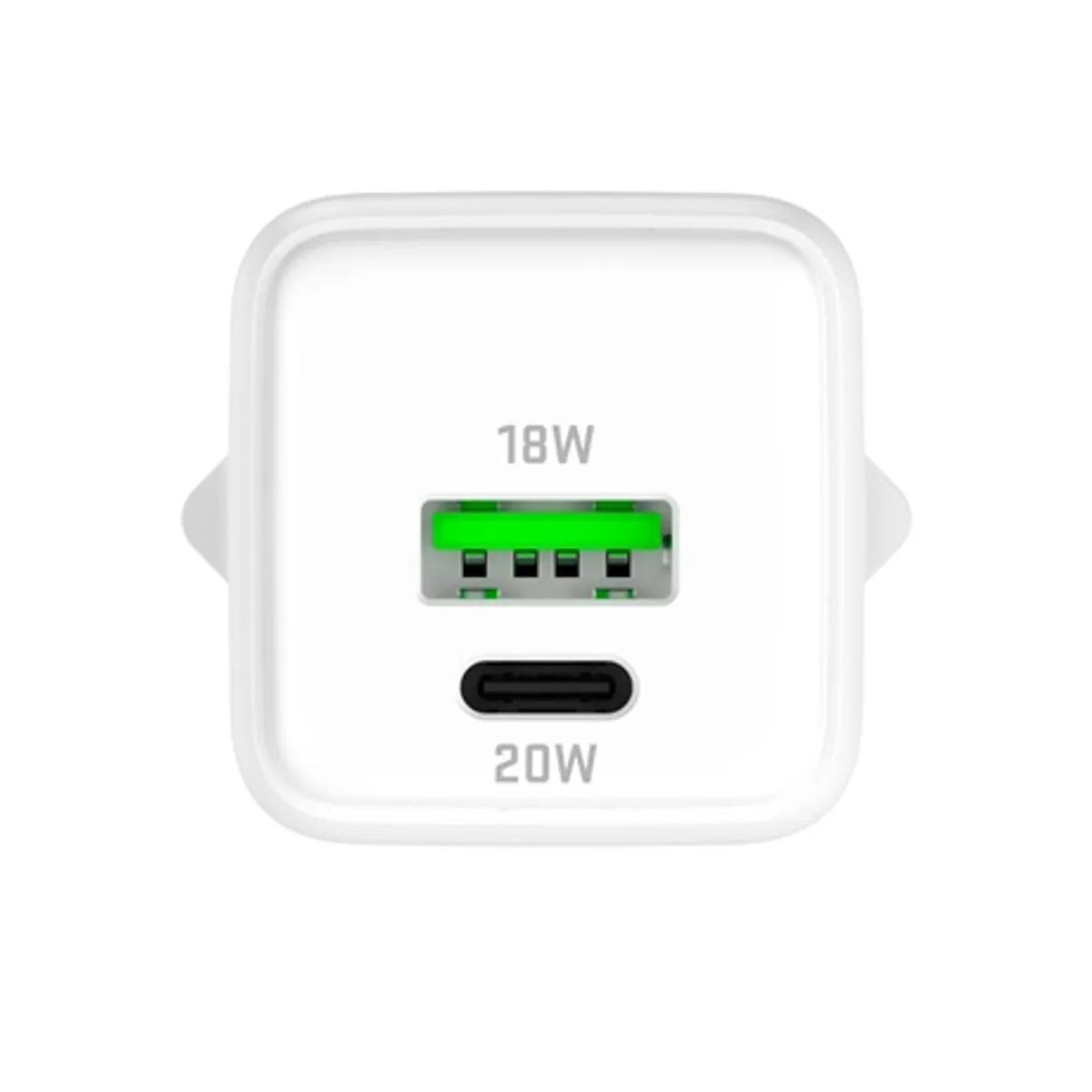 Yenkee YAC G38 Volt GaN töltő 20W USB-C és USB-A fehér #2