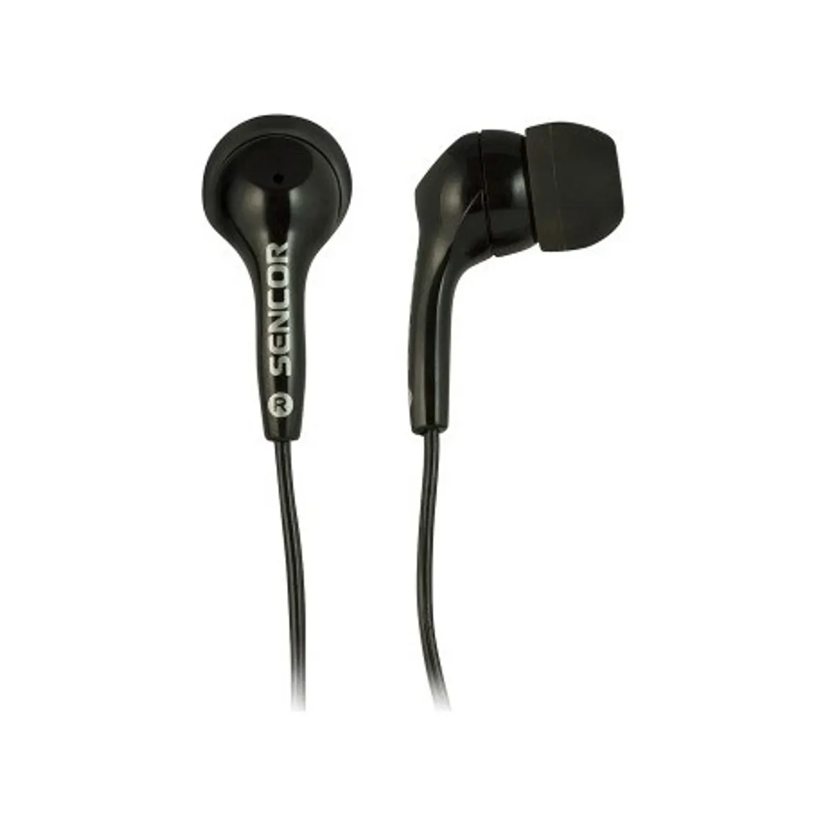 Sencor SEP120BK FEKETE fülhallgató 10 mm meghajtó, 32 Ohm impedancia, 20 Hz-20 kHz, 95 dB érzékenység, 1,2 m kábel, 3,5 mm csatlakozó #1