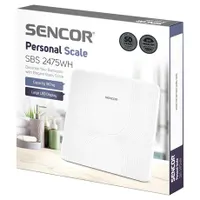 Sencor SBS 2475WH személymérleg 4 szenzor 180 kg 100 g auto on auto off led kijelző adatzár edzett üveg 5 mm #2