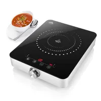 Eta 011190000 indukciós főzőlap 1800 W üvegkerámiás felület 10-20 cm zóna 12-24 cm edényekhez automatikus kikapcsolás 60-240 C 10 fokozat #2