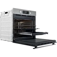 Whirlpool OMR58CU1SX beépíthető sütő A energiaosztály inox katalitikus panel teleszkópos sütősín 71 l 59,5x59,5x55,1 cm #4