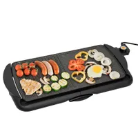 Home by Somogyi HG GR 03 Grill asztali 2000W sütőfelület 52x26,5 cm tapadásmentes bevonat termosztáttal beállítható méret 62x8,5x32 cm