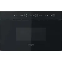 Whirlpool MBNA920B beépíthető mikrohullámú sütő fekete 22L 750W gombnyitás oldalajtó üvegajtó digitális kijelző jet start jet defrost gyermekzár #1