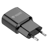 Yenkee YAC 4600 Hálózati töltő kábel 2,4A 12W kompakt fekete 1m fonott Lightning iPhone iPad #1