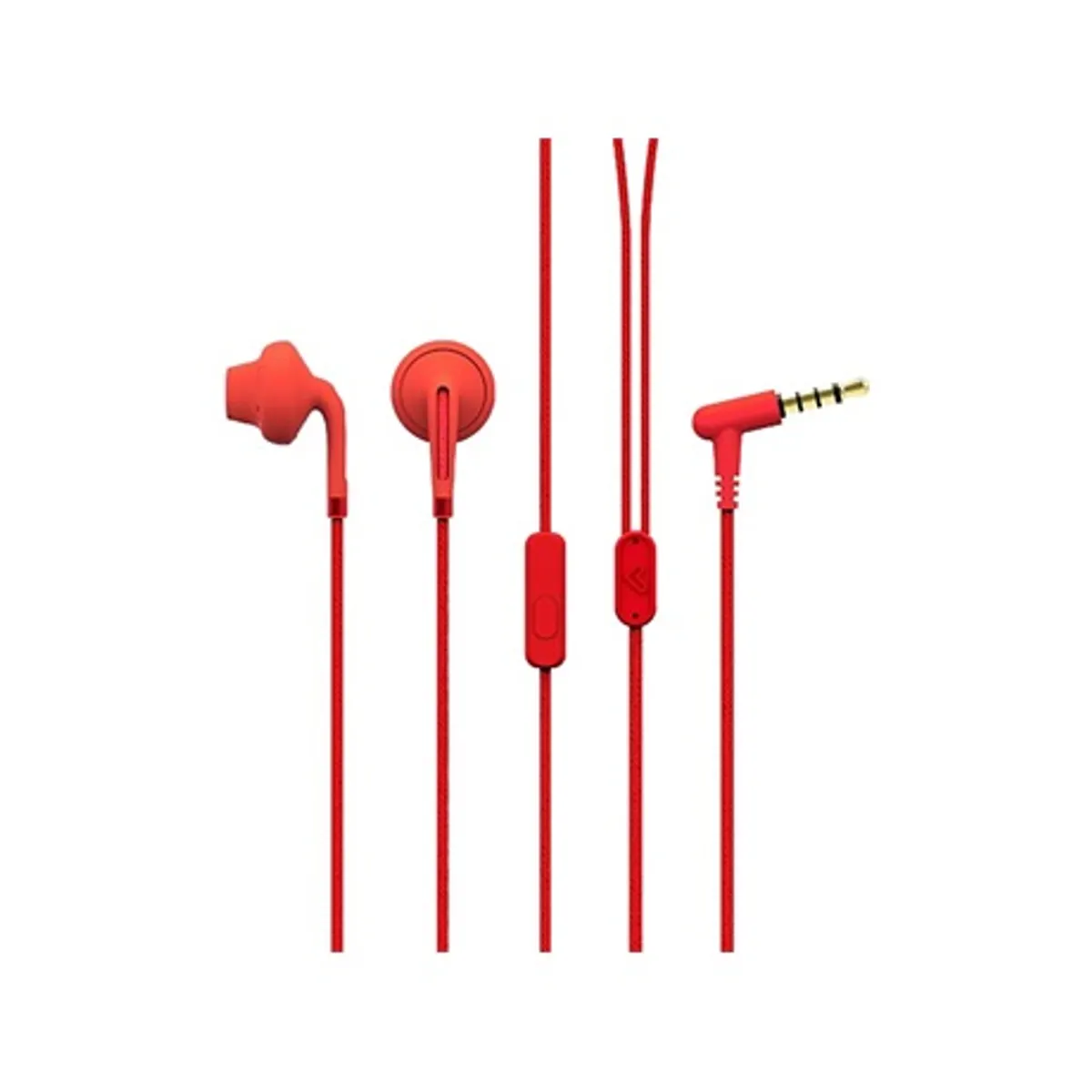 Energy Sistem EN 447176 Fülhallgató Style 2 piros mikrofonos, mély basszus, 12 mm, 32 ohm, 20 Hz-20 kHz, 1.15 m #2