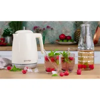 Gorenje K15RL vízforraló 1,7 l 2200 W inox belső 360 fokban elforgatható edény automatikus kikapcsolás bézs #2