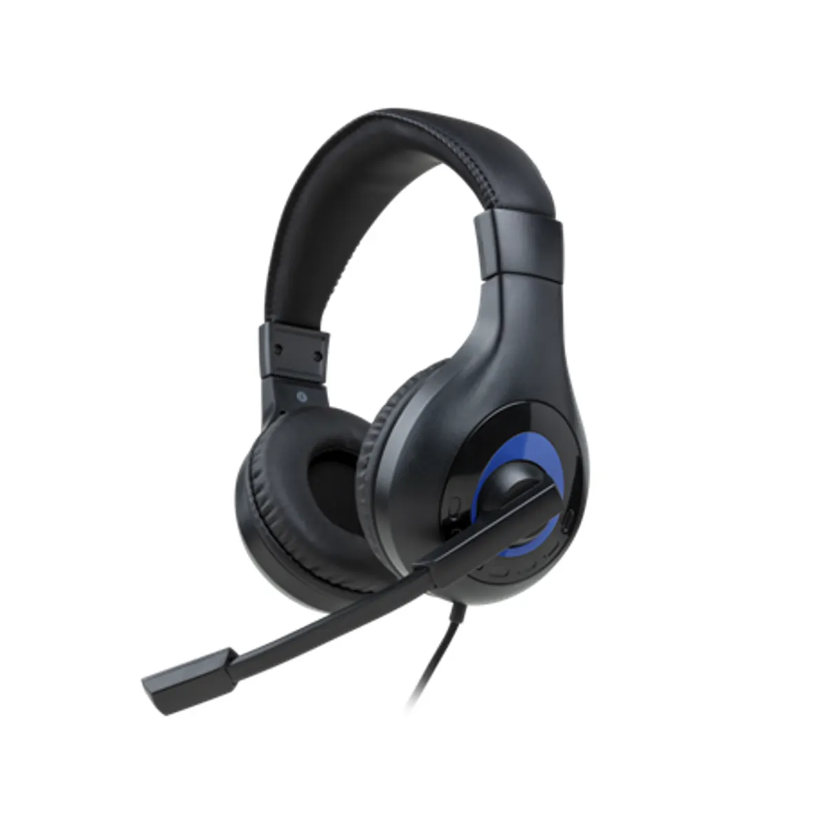 Nacon PS5HEADSETV1 játékfejhallgató fekete 40mm membrán PS5 és PS4 kompatibilis, 3,5 mm jack, 120 cm kábel, állítható mikrofon #1