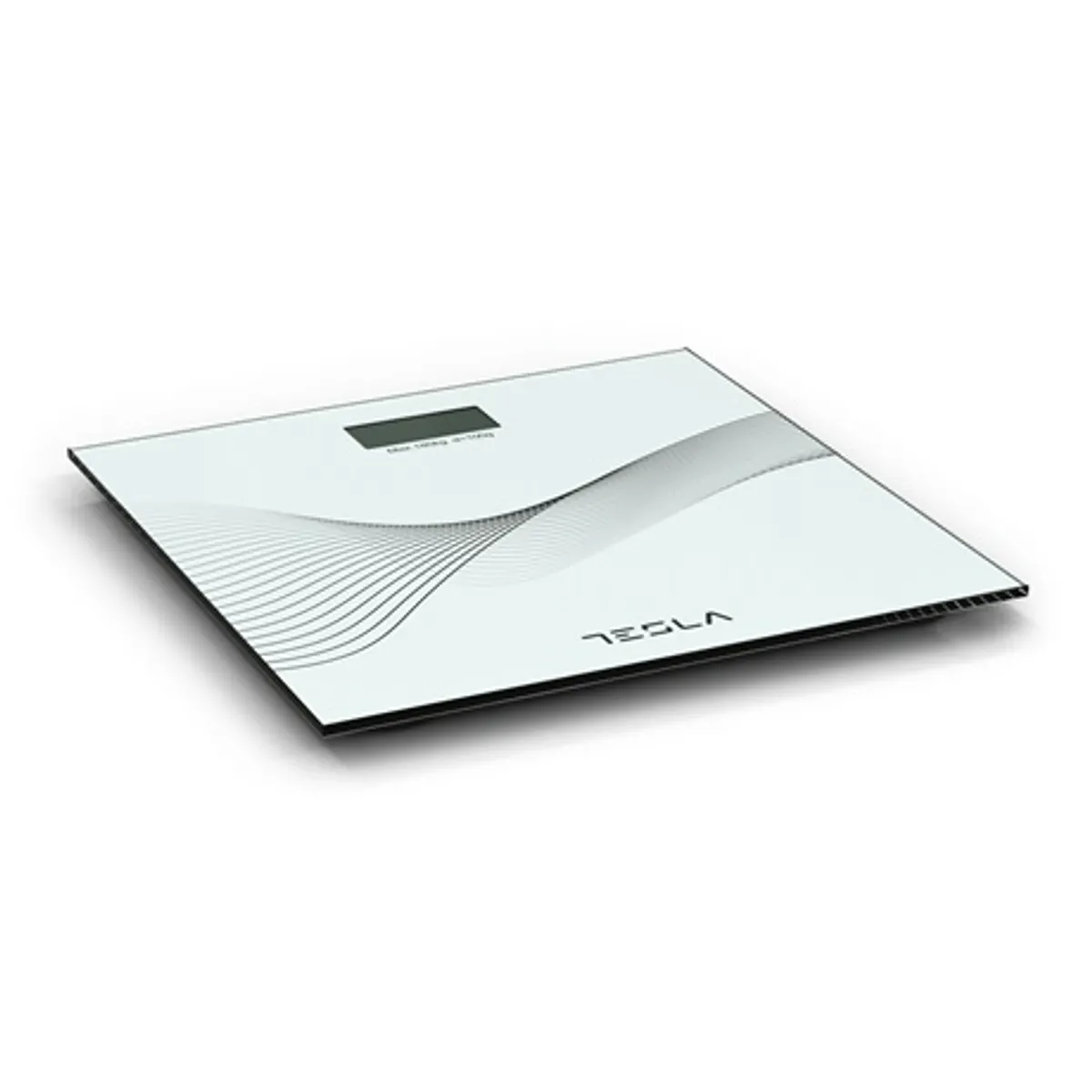 Tesla BS103W fehér személymérleg 180 kg, edzett üveg 6 mm, kg és lb, adatzár funkció, automatikus kikapcsolás #2