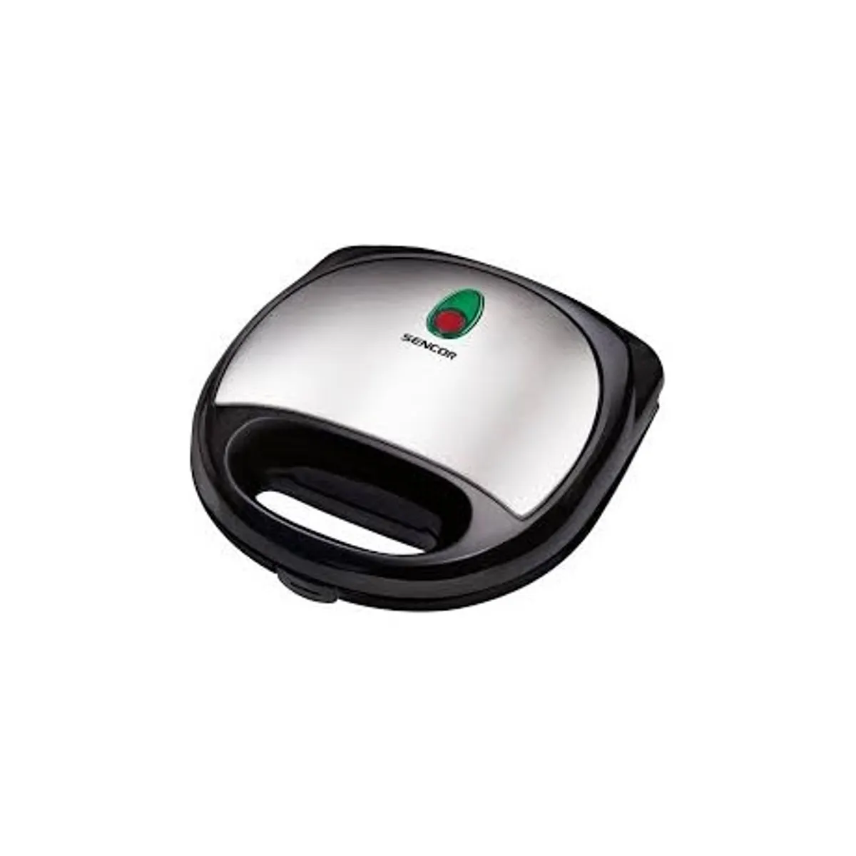 Sencor SSM4300SS szendvicsprés rozsdamentes kivitel automatikus hőfok-szabályzás tapadásmentes felületek hőszigetelt fogantyú 220-240V 700 W #1