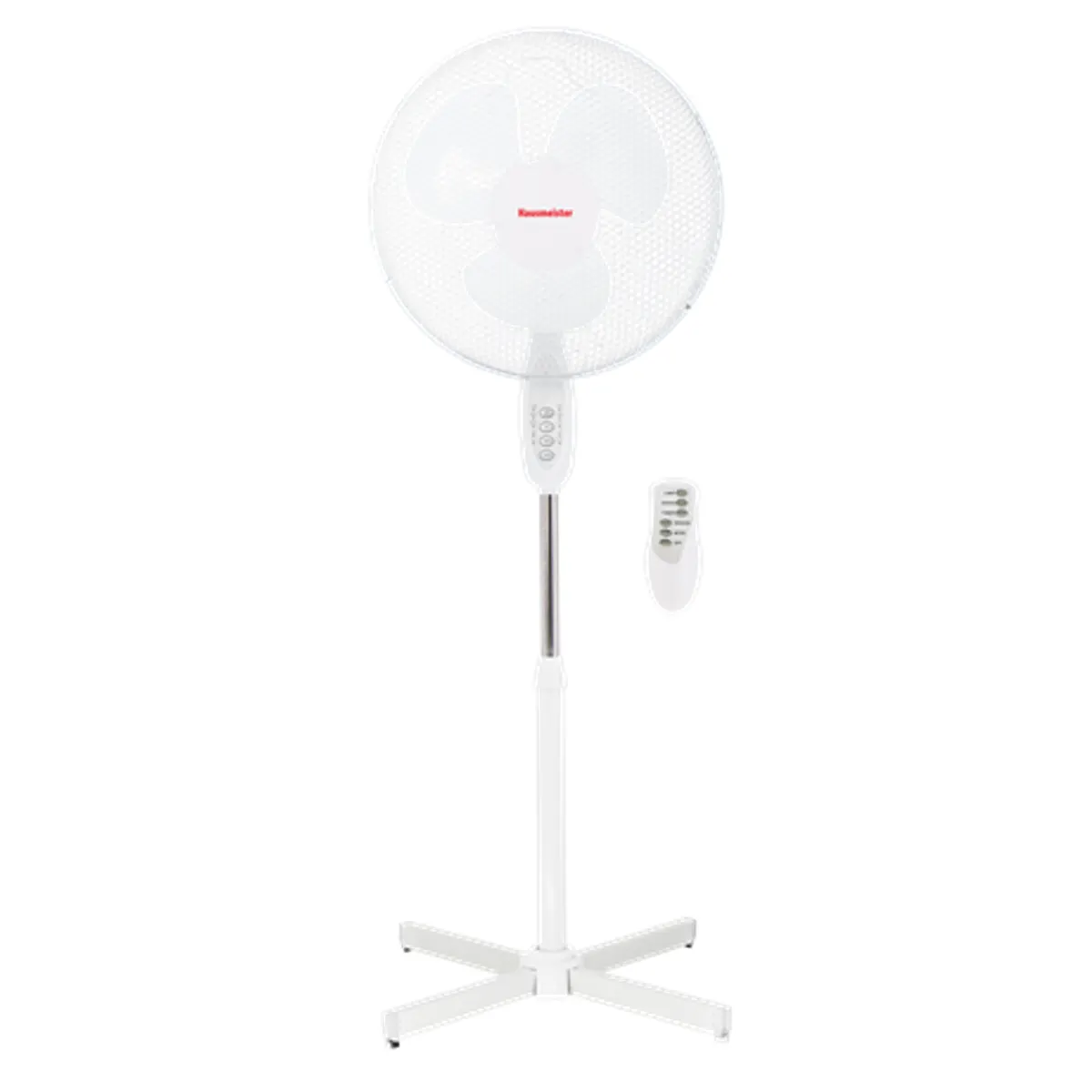 Hausmeister HM8503D ventilátor álló távirányítós 40 cm 3 fokozat oszcilláció dőlés és magasság állítható 7,5 órás időzítő távirányító #1